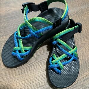 Chaco ZX2 Yampa Hiking Sandals - Women's Size 6 Blue/Green